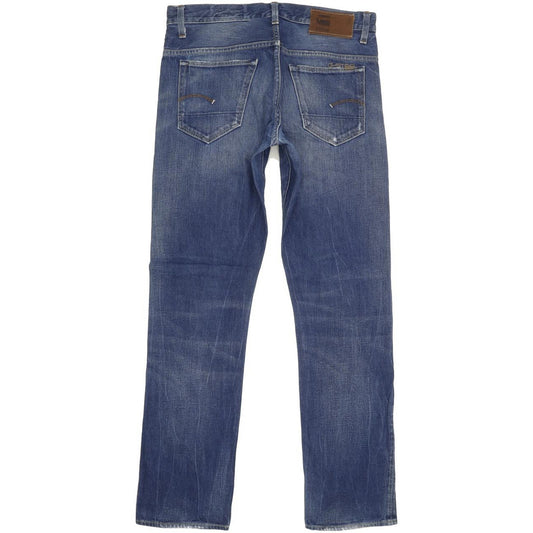 G-Star Spike Men Blue Straight Regular Jeans W33 L32