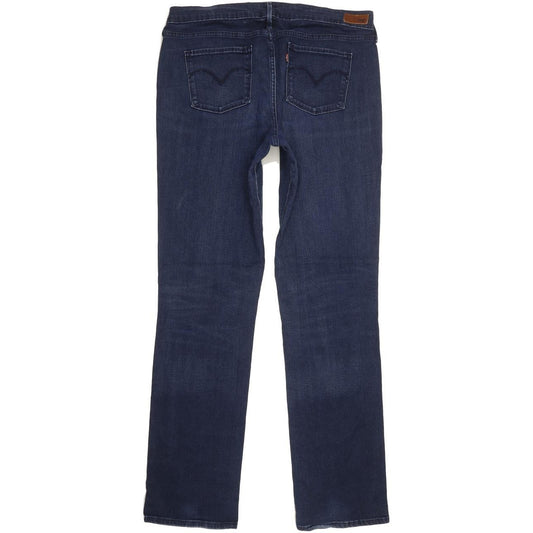 Levi's Slight Curve Women Blue Straight Classic Stretch Jeans W33 L34