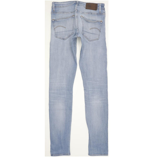 G-Star Men Blue Skinny Slim Jeans W34 L34