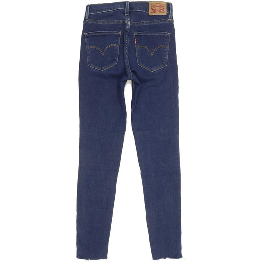 Levi's 720 Women Blue Skinny Slim Stretch Jeans W24 L26