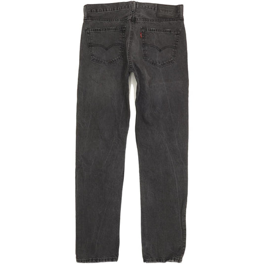 Levi's 508 Men Black Straight Slim Jeans W34 L33