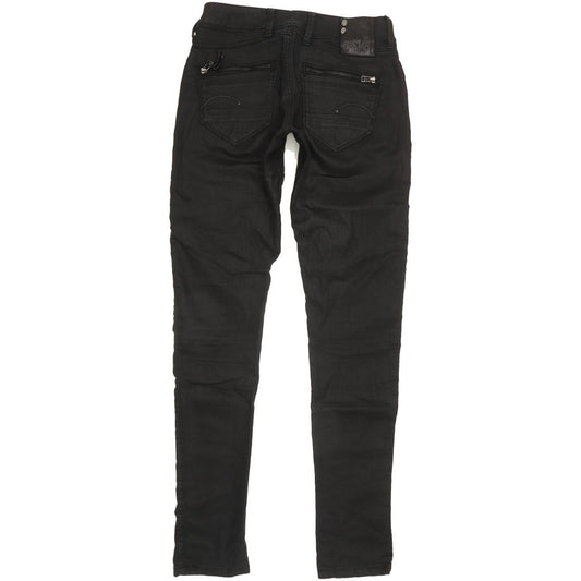 G-Star Fender Women Black Skinny Slim Stretch Jeans W29 L34