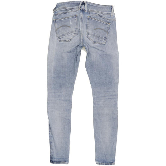 G-Star Lynn D-Mid Women Blue Skinny Slim Stretch Jeans W28 L29