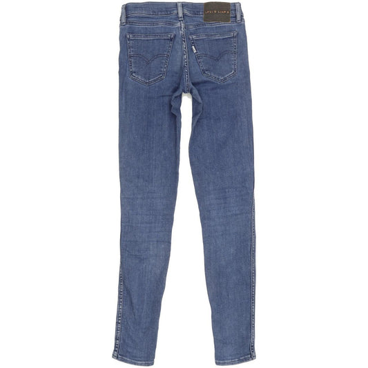 Levi's Line 8 Women Blue Skinny Slim Stretch Jeans W24 L30