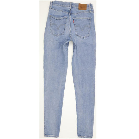 Levi's Mile Blue Skinny Slim Stretch Jeans High Waisted W28 L31