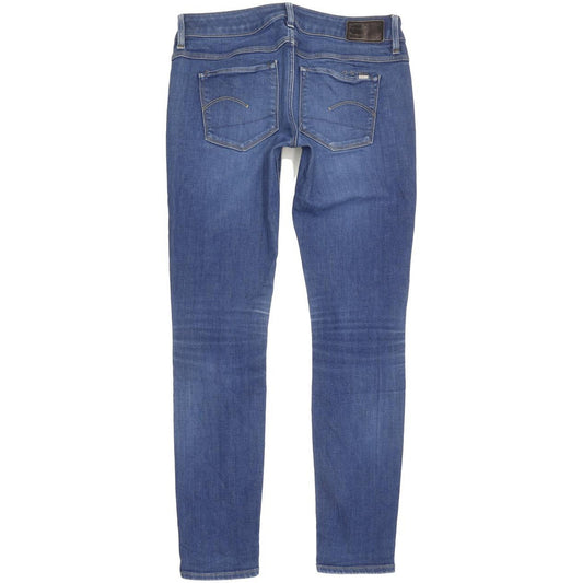 G-Star 3301 Low Women Blue Skinny Slim Stretch Jeans W26 L27