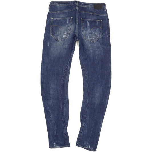 G-Star Arc 3D Women Blue Tapered Loose Boyfriend Jeans W28 L36