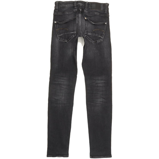 G-Star Revend Men Black Skinny Slim Stretch Jeans W27 L32
