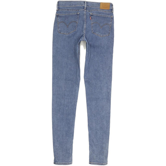 Levi's 710 Super Women Blue Skinny Slim Stretch Jeans W29 L32
