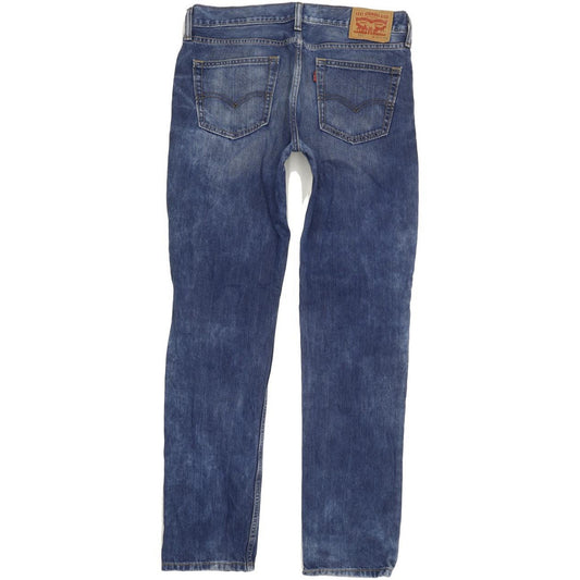 Levi's 511 Men Blue Straight Slim Jeans W34 L33