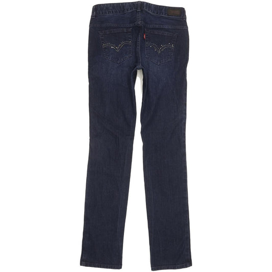 Levi's Red Tab Women Blue Straight Regular Stretch Jeans W28 L31