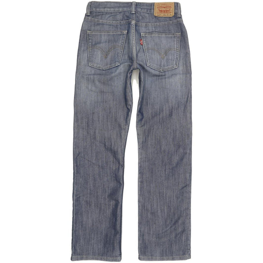 Levi's 514 Men Blue Straight Slim Jeans W26 L27