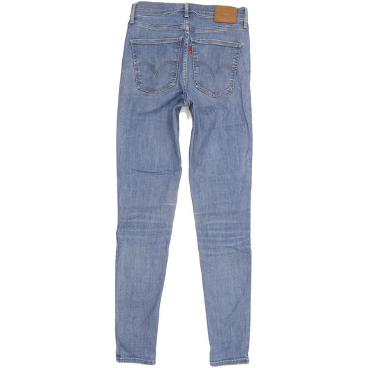 Levi's Mile Blue Skinny Slim Stretch Jeans High Waisted W28 L31