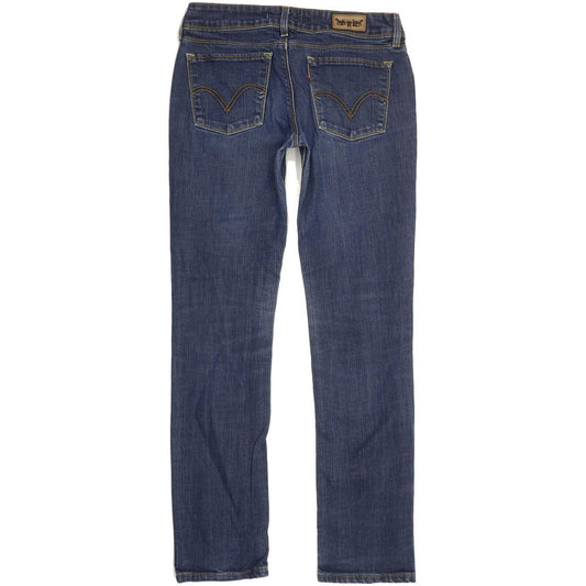 Levi's 571 Women Blue Straight Slim Stretch Jeans W31 L31