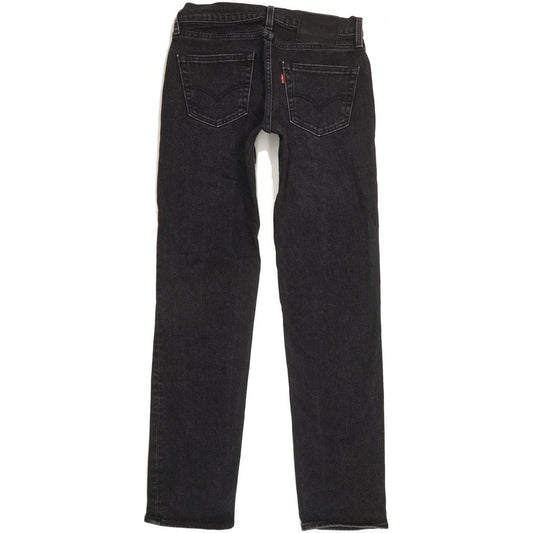 Levi's 511 Men Black Straight Slim Stretch Jeans W29 L31