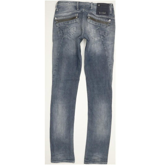 G-Star Ocean Women Blue Skinny Slim Stretch Jeans W26 L32