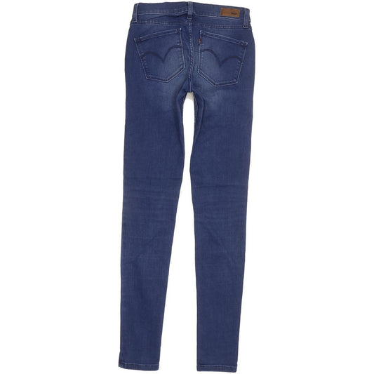 Levi's Women Blue Skinny Slim Stretch Jeans W28 L31