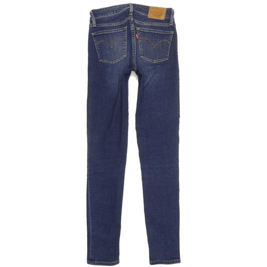 Levi's 711 Women Blue Skinny Slim Stretch Jeans W24 L29