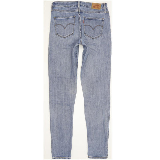 Levi's 721 Women Blue Skinny Slim Stretch Jeans W28 L31