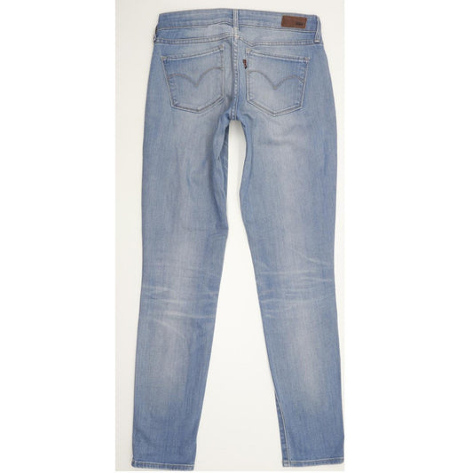 Levi's Demi Curve Women Blue Straight Slim Stretch Jeans W25 L30