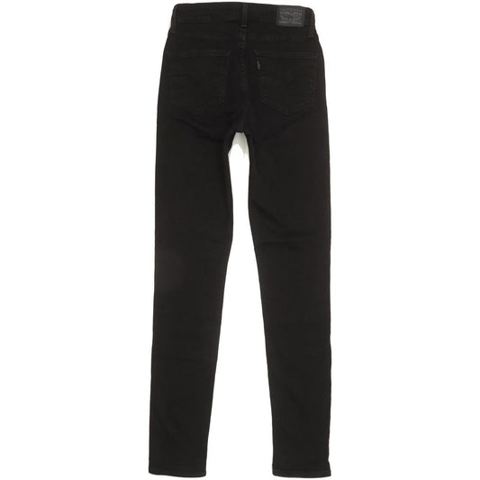 Levi's 721 Women Black Skinny Slim Stretch Jeans W27 L32
