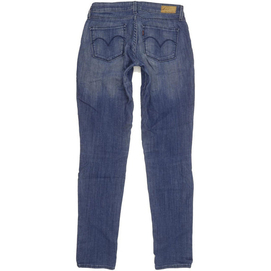 Levi's Demi Curve Women Blue Skinny Slim Stretch Jeans W28 L34