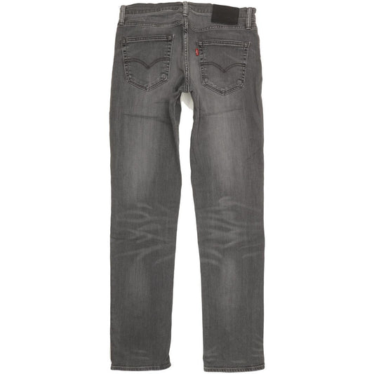 Levi's 511 Men Grey Straight Slim Stretch Jeans W33 L33
