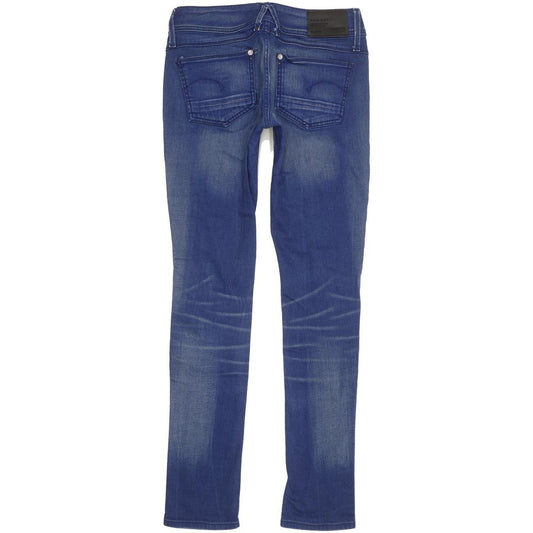 G-Star Lynn Women Blue Skinny Slim Stretch Jeans W29 L32
