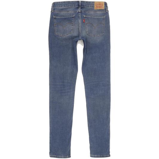 Levi's 711 Women Blue Skinny Slim Stretch Jeans W27 L30
