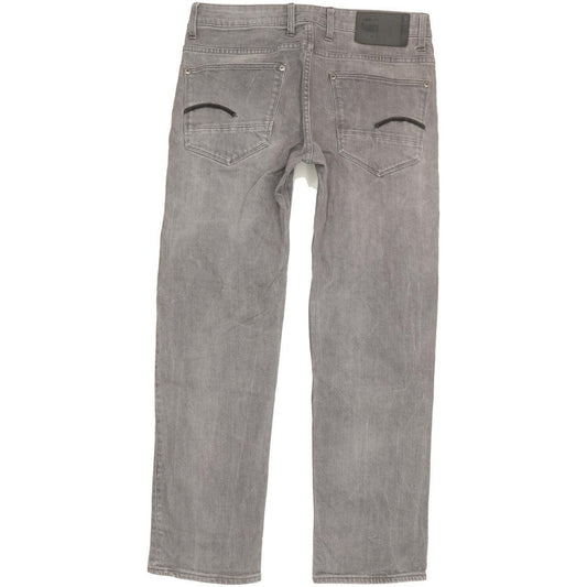 G-Star Revend Men Grey Straight Slim Stretch Jeans W32 L30