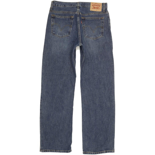 Levi's Men Blue Straight Relaxed Jeans W32 L30
