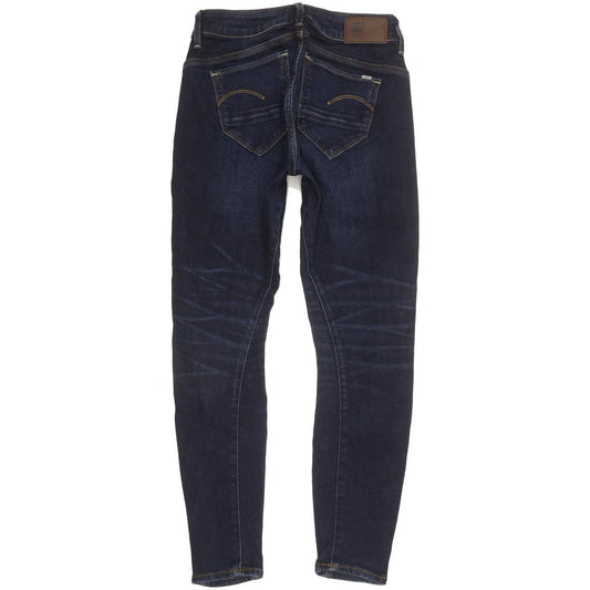 G-Star Arc 3D Mid Women Navy Skinny Slim Stretch Jeans W25 L28