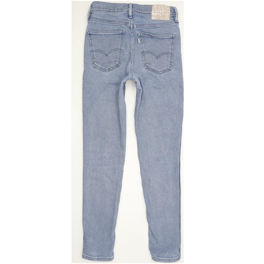 Levi's Line 8 Blue Skinny Slim Jeans High Waisted W27 L28