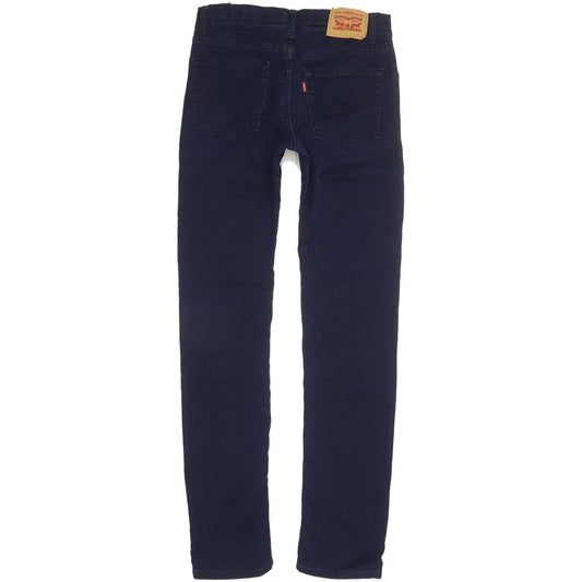 Levi's 510 Kids Navy Skinny Slim Stretch Jeans W26 L31