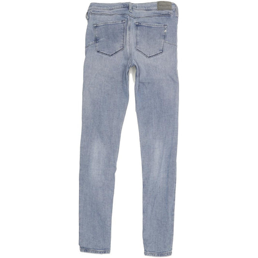 Replay Zackie Women Blue Skinny Regular Stretch Jeans W28 L31