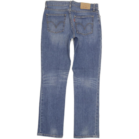 Levi's 528 Women Blue Straight Slim Stretch Jeans W30 L30