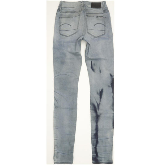 G-Star 3301 High Women Grey Skinny Slim Stretch Jeans W26 L32
