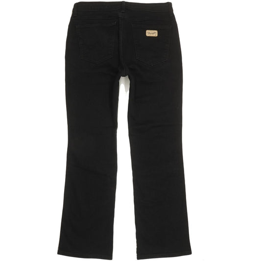 Wrangler Black Bootcut Regular Stretch Jeans High Waisted W33 L30