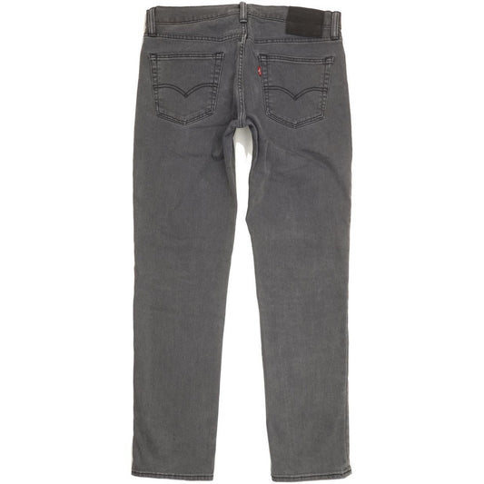 Levi's 511 Men Grey Straight Slim Stretch Jeans W34 L31