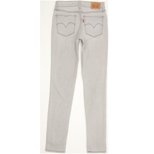Levi's 711 Women Grey Skinny Slim Stretch Jeans W27 L29