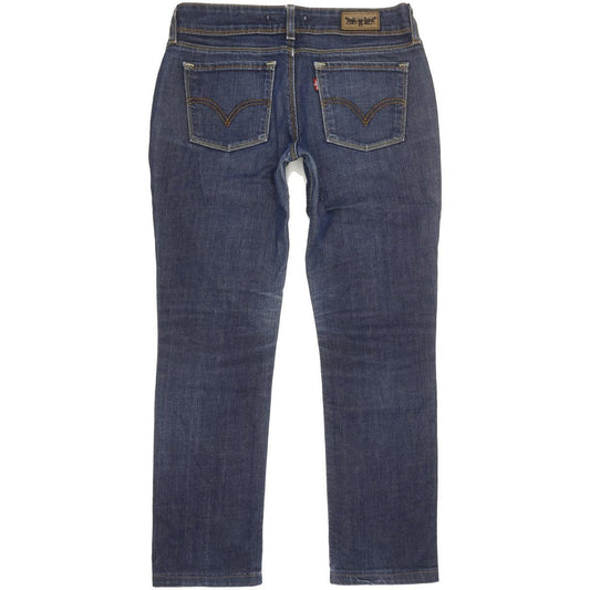 Levi's 571 Women Blue Straight Slim Stretch Jeans W31 L28