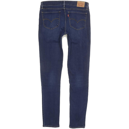 Levi's 711 Women Blue Skinny Slim Stretch Jeans W30 L31