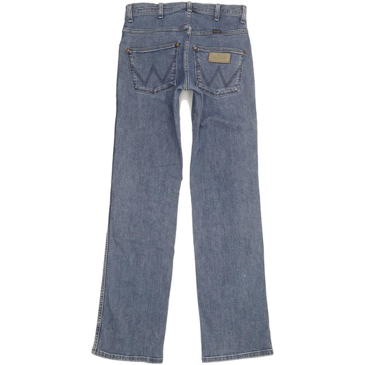 Wrangler Alaska Men Blue Straight Regular Stretch Jeans W29 L34