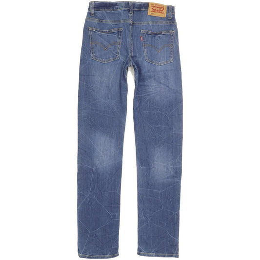 Levi's 502 Kids Blue Tapered Regular Stretch Jeans W26 L30