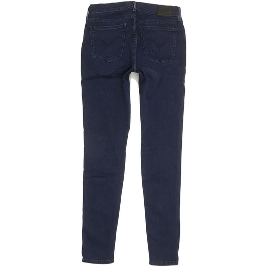 Levi's 710 Super Women Blue Skinny Slim Stretch Jeans W30 L30