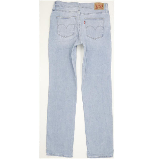 Levi's Slimming Women Blue Straight Slim Stretch Jeans W30 L31