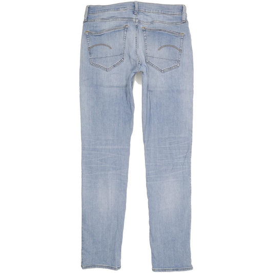 G-Star 3301 Men Blue Skinny Slim Stretch Jeans W30 L31
