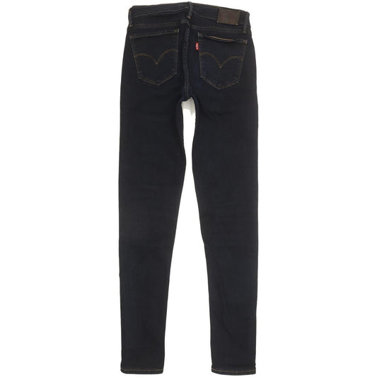 Levi's 710 Super Women Blue Skinny Slim Stretch Jeans W27 L29
