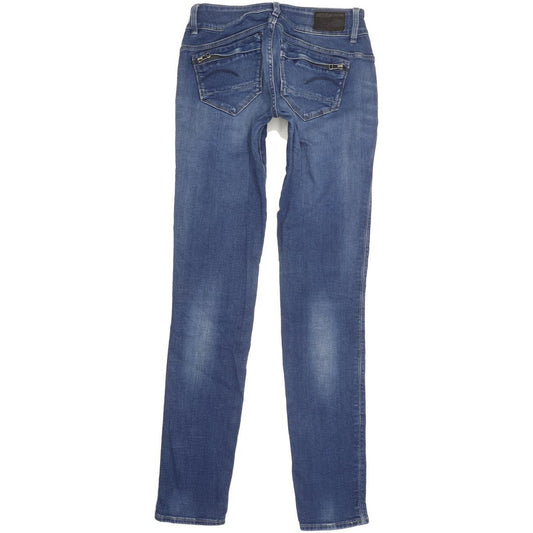 G-Star Women Blue Skinny Slim Stretch Jeans W26 L32