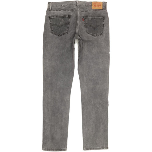 Levi's 511 Men Grey Straight Slim Stretch Jeans W34 L33